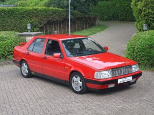 Lancia Thema 8.32 in unieke kleur Ferrari Rosso Corsa (1988)