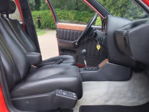 Lancia Thema 8.32 in unieke kleur Ferrari Rosso Corsa (1988), foto 9