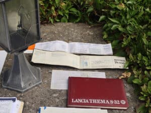 Lancia Thema 8.32 in unieke kleur Ferrari Rosso Corsa (1988), foto 12