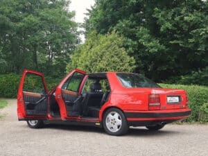 Lancia Thema 8.32 in unieke kleur Ferrari Rosso Corsa (1988), foto 15