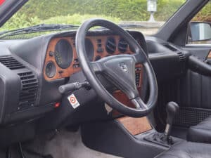 Lancia Thema 8.32 in unieke kleur Ferrari Rosso Corsa (1988), foto 16