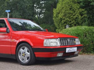 Lancia Thema 8.32 in unieke kleur Ferrari Rosso Corsa (1988), foto 20