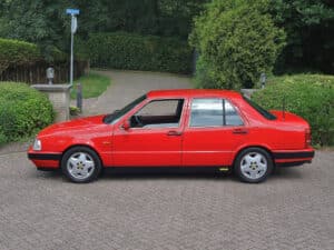 Lancia Thema 8.32 in unieke kleur Ferrari Rosso Corsa (1988), foto 29