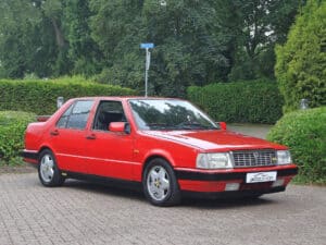 Lancia Thema 8.32 in unieke kleur Ferrari Rosso Corsa (1988), foto 30