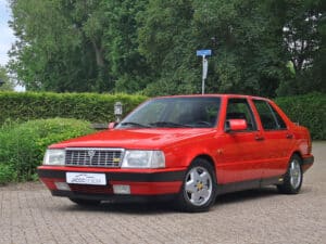 Lancia Thema 8.32 in unieke kleur Ferrari Rosso Corsa (1988), foto 59