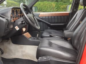 Lancia Thema 8.32 in unieke kleur Ferrari Rosso Corsa (1988), foto 2